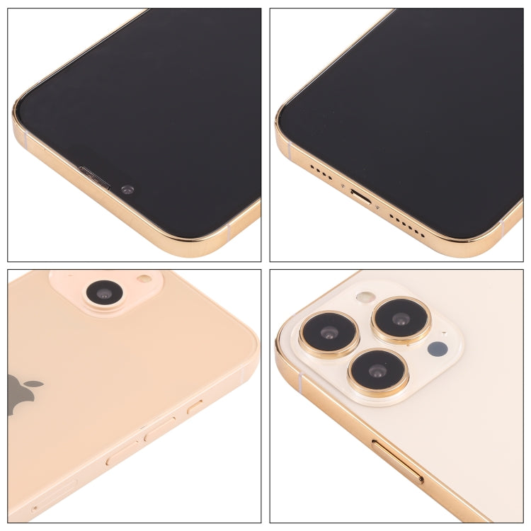 For iPhone 13 Pro Black Screen Non-Working Fake Dummy Display Model (Gold) - For iPhone & iPad by PMC TechLife | Online Shopping South Africa | PMC TechLife