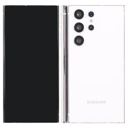 For Samsung Galaxy S23 Ultra 5G Black Screen Non-Working Fake Dummy Display Model(White) - For Galaxy by PMC Jewellery | Online Shopping South Africa | PMC Jewellery