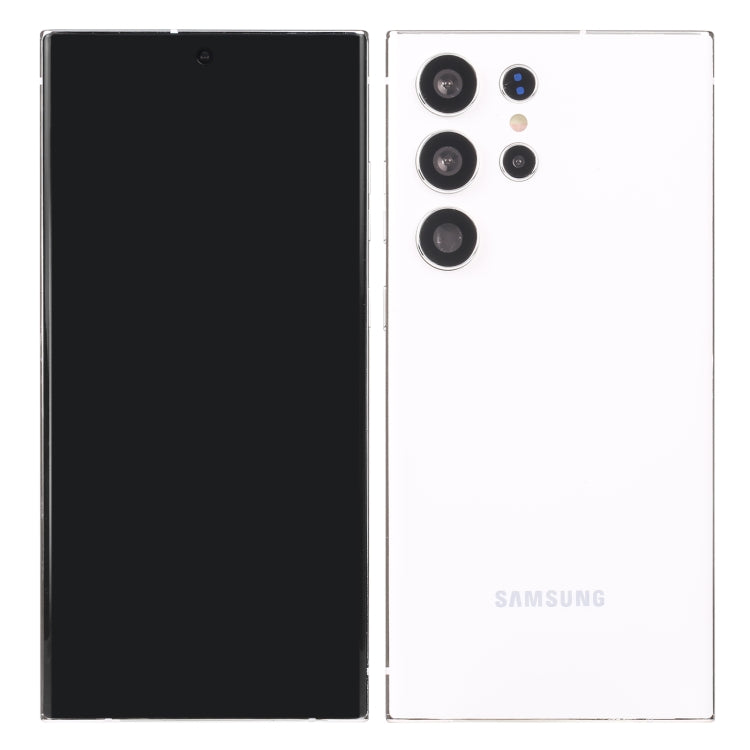 For Samsung Galaxy S23 Ultra 5G Black Screen Non-Working Fake Dummy Display Model(White) - For Galaxy by PMC Jewellery | Online Shopping South Africa | PMC Jewellery