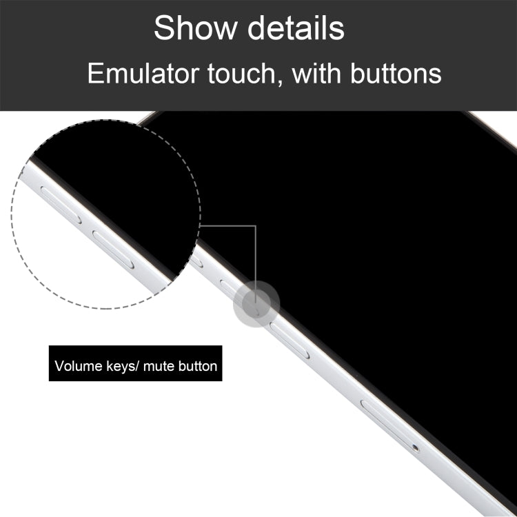 For iPhone 15 Pro Max Black Screen Non-Working Fake Dummy Display Model (White) - For iPhone & iPad by PMC Jewellery | Online Shopping South Africa | PMC Jewellery