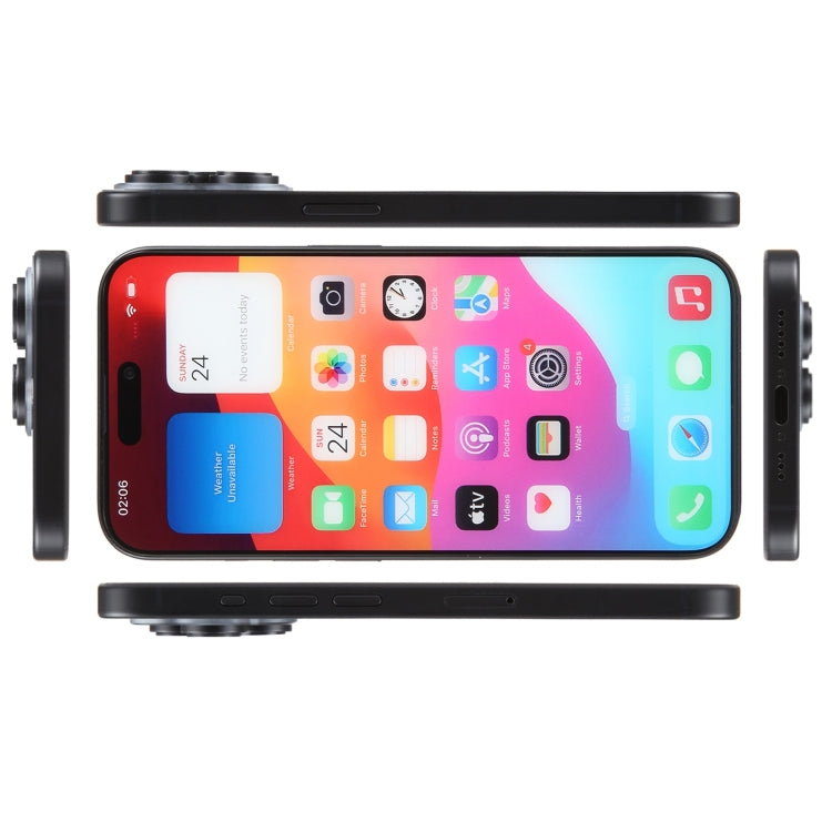 For iPhone 15 Pro Max Color Screen Non-Working Fake Dummy Display Model (Black) - For iPhone & iPad by PMC Jewellery | Online Shopping South Africa | PMC Jewellery