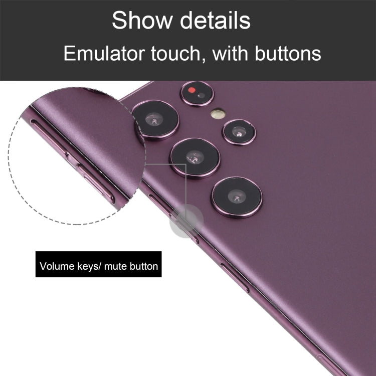 For Samsung Galaxy S22 Ultra 5G Color Screen Non-Working Fake Dummy Display Model(Purple) - For Galaxy by PMC Jewellery | Online Shopping South Africa | PMC Jewellery