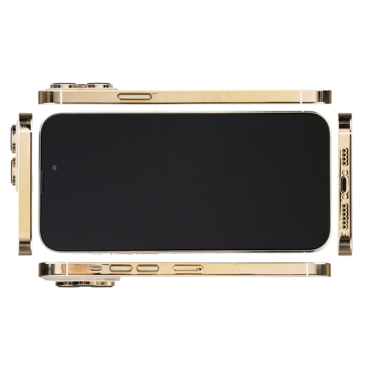 For iPhone 14 Pro Max Black Screen Non-Working Fake Dummy Display Model(Gold) - For iPhone & iPad by PMC Jewellery | Online Shopping South Africa | PMC Jewellery