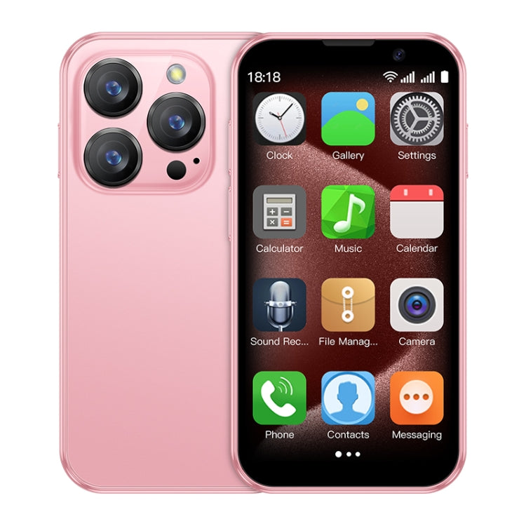 SOYES XS18 Pro, 2GB+16GB, 3.0 inch Android 9.0 MTK6580 Quad Core, Network: 3G, Dual SIM (Pink) - SOYES by SOYES | Online Shopping South Africa | PMC Jewellery | Buy Now Pay Later Mobicred