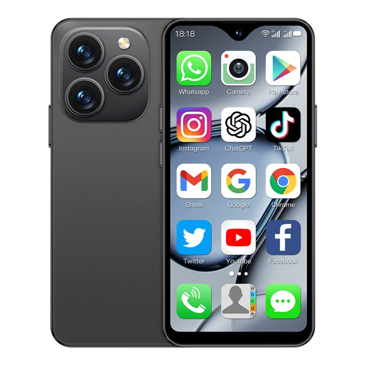 SOYES XS18 Pro Max, 2GB+16GB, Face ID, 4.3 inch Android 8.1 MTK6737A Quad Core, Network: 4G, OTG, Dual SIM (Black) - SOYES by SOYES | Online Shopping South Africa | PMC Jewellery | Buy Now Pay Later Mobicred