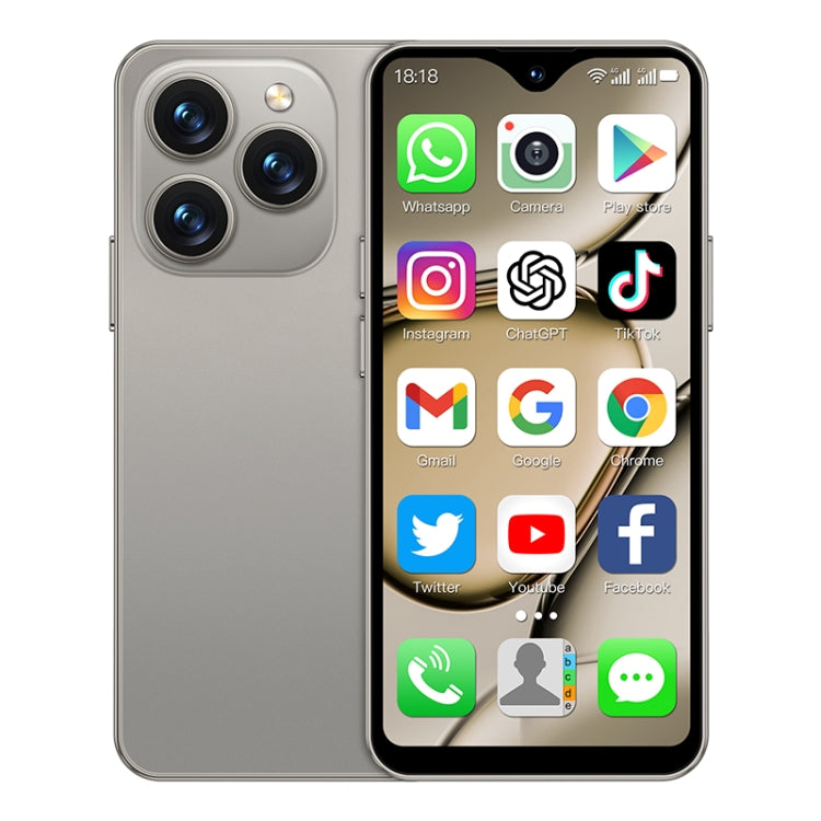 SOYES XS18 Pro Max, 2GB+16GB, Face ID, 4.3 inch Android 8.1 MTK6737A Quad Core, Network: 4G, OTG, Dual SIM (Grey) - SOYES by SOYES | Online Shopping South Africa | PMC Jewellery | Buy Now Pay Later Mobicred