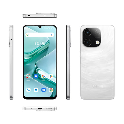 UMIDIGI G9T, 4GB+128GB, Face ID & Side Fingerprint Identification, 6.75 inch Android 14 UNISOC T606 Octa Core, Network: 4G (Galaxy White) - UMIDIGI by UMIDIGI | Online Shopping South Africa | PMC Jewellery | Buy Now Pay Later Mobicred