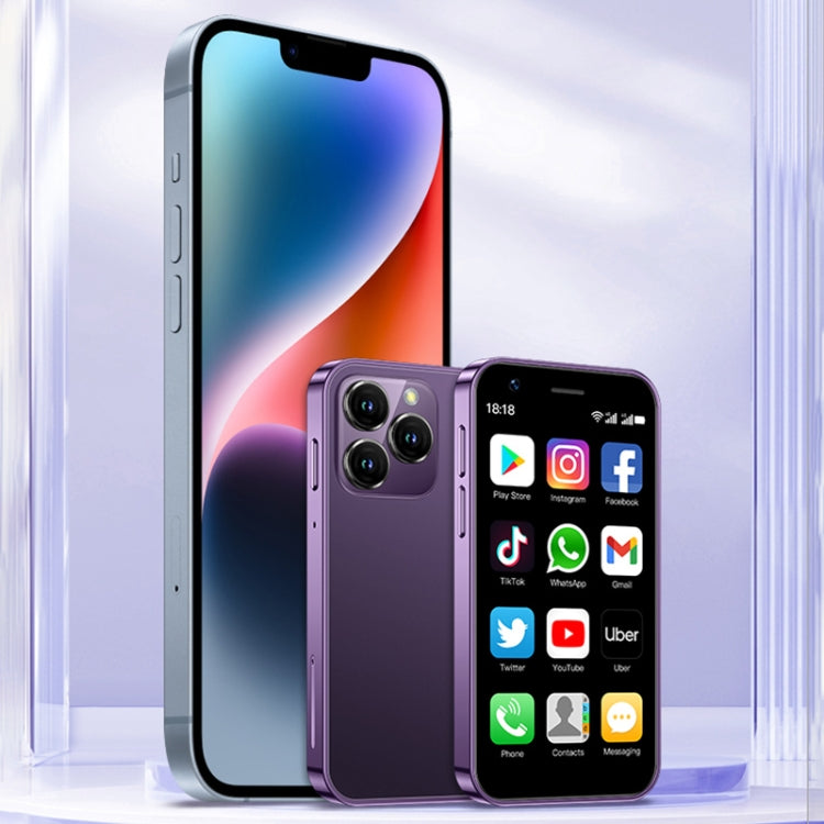 SOYES XS16, 2GB+16GB, 3.0 inch Android 10.0 MTK6737 Quad Core, Bluetooth, WiFi, Network: 4G, Dual SIM, Support Google Play Store (Purple) - SOYES by SOYES | Online Shopping South Africa | PMC Jewellery | Buy Now Pay Later Mobicred