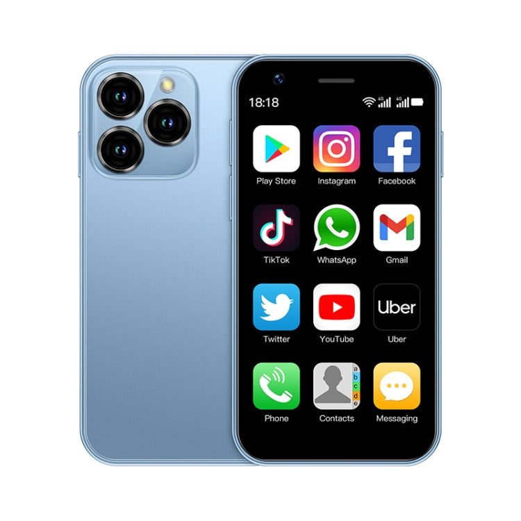 SOYES XS16, 3GB+64GB, 3.0 inch Android 10.0 MTK6737 Quad Core, Bluetooth, WiFi, Network: 4G, Dual SIM, Support Google Play Store (Blue) - SOYES by SOYES | Online Shopping South Africa | PMC Jewellery | Buy Now Pay Later Mobicred