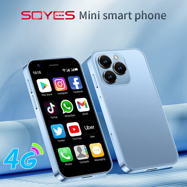 SOYES XS16, 3GB+64GB, 3.0 inch Android 10.0 MTK6737 Quad Core, Bluetooth, WiFi, Network: 4G, Dual SIM, Support Google Play Store (Blue) - SOYES by SOYES | Online Shopping South Africa | PMC Jewellery | Buy Now Pay Later Mobicred