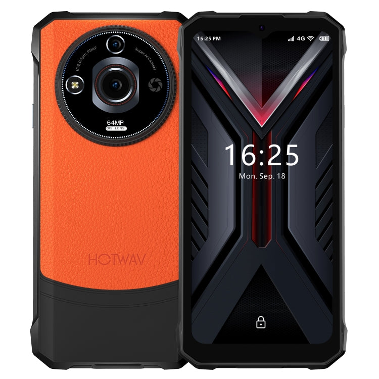 HOTWAV T7 Pro Rugged Phone, 6GB+256GB, 6280mAh, 6.6 inch Android 13 MT8788 Octa Core, Network: 4G, OTG (Orange) - Other by HOTWAV | Online Shopping South Africa | PMC Jewellery | Buy Now Pay Later Mobicred