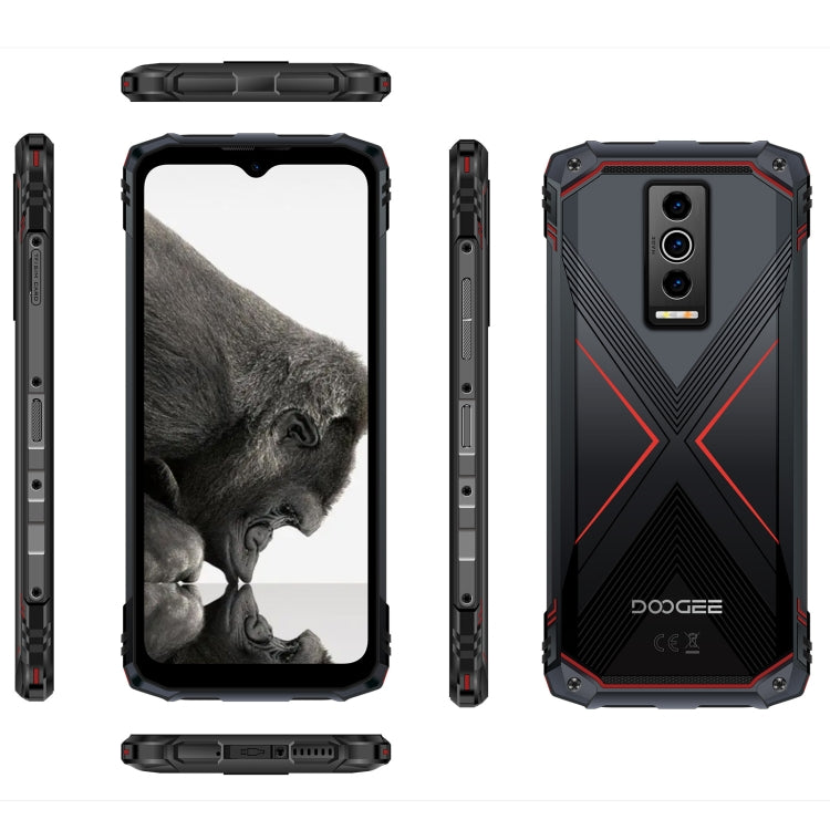 DOOGEE Blade 10 Pro, 6GB+256GB, 6.56 inch Android 14 Spreadtrum T606 Octa Core, Network: 4G, OTG, NFC (Black Red) - DOOGEE by DOOGEE | Online Shopping South Africa | PMC Jewellery | Buy Now Pay Later Mobicred