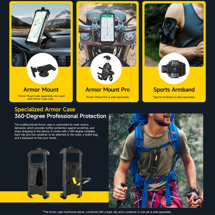 Ulefone Armor 27 Pro Rugged Phone, 12GB+256GB, Night Vision, 10600mAh, 6.78 inch Android 14 MediaTek Dimensity 6300 Octa Core, Network: 5G, NFC (Black) - Ulefone by Ulefone | Online Shopping South Africa | PMC Jewellery | Buy Now Pay Later Mobicred