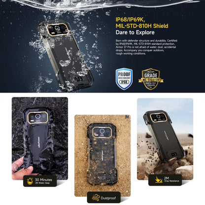 Ulefone Armor 27 Pro Rugged Phone, 12GB+256GB, Night Vision, 10600mAh, 6.78 inch Android 14 MediaTek Dimensity 6300 Octa Core, Network: 5G, NFC (Black) - Ulefone by Ulefone | Online Shopping South Africa | PMC Jewellery | Buy Now Pay Later Mobicred