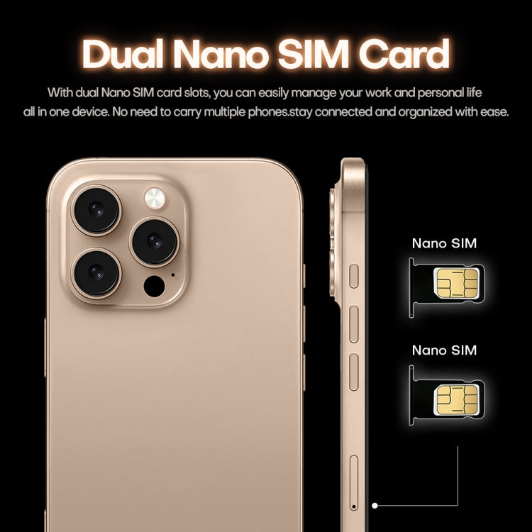 i16 Pro Max / A08, 3GB+32GB, 6.73 inch Screen, Face Identification, Android 8.1 MTK6753 Octa Core, Network: 3G, Dual SIM, EU Plug (White) - free shipping - PMC Jewellery - Order now!