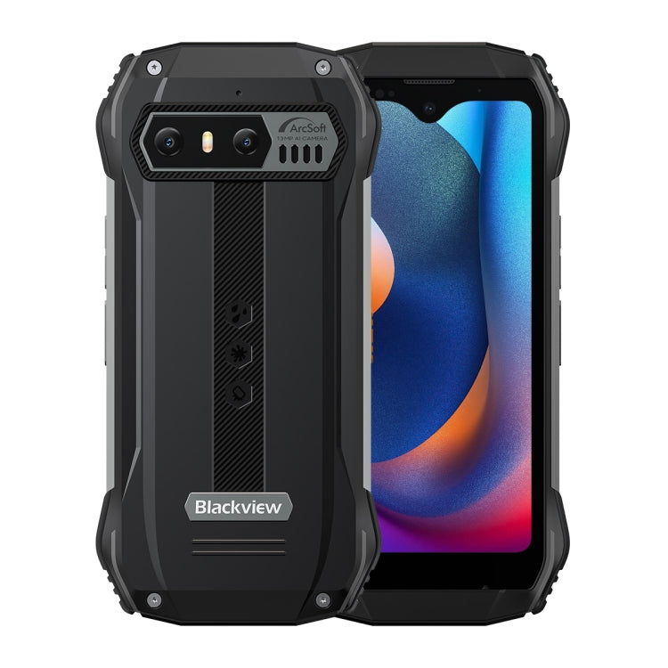 Blackview N6000SE, IP68/IP69K/MIL-STD-810H, 4GB+128GB, 4.3 inch Android 13 MediaTek MT8788 Octa Core, Network: 4G, OTG, NFC (Black) - Blackview by Blackview | Online Shopping South Africa | PMC Jewellery | Buy Now Pay Later Mobicred