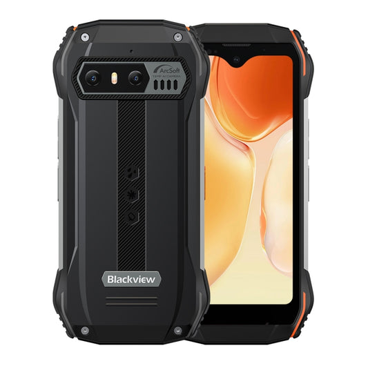 Blackview N6000SE, IP68/IP69K/MIL-STD-810H, 4GB+128GB, 4.3 inch Android 13 MediaTek MT8788 Octa Core, Network: 4G, OTG, NFC (Orange) - Blackview by Blackview | Online Shopping South Africa | PMC Jewellery | Buy Now Pay Later Mobicred