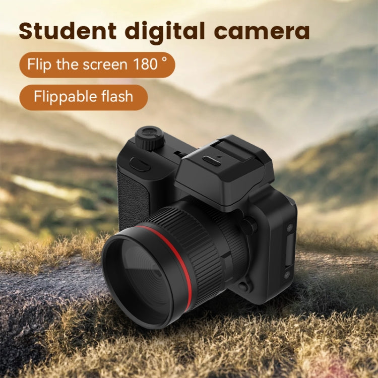 Y5000 4K Mini Digital Camera High Definition Selfies Student Digital Camera, (Black) - free shipping - PMC TechLife - Order now!