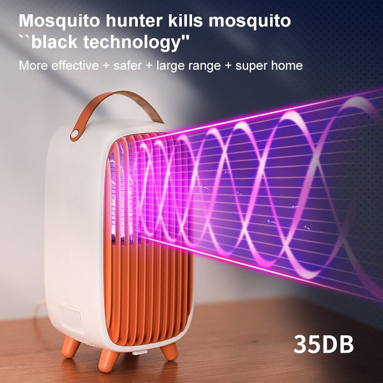 WT-M2 ABS+Leather Retro Mosquito Killer (Orange) - Repellents by PMC TechLife | Online Shopping South Africa | PMC TechLife | Buy Now Pay Later Mobicred