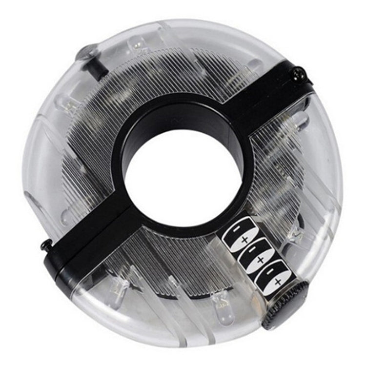 A108 Bicycle Decor Water-resistant Flower Drum Lamp Dazzle Warning Lamp, Size: 9.5*1.7cm - Decorative Lights by PMC TechLife | Online Shopping South Africa | PMC TechLife | Buy Now Pay Later Mobicred