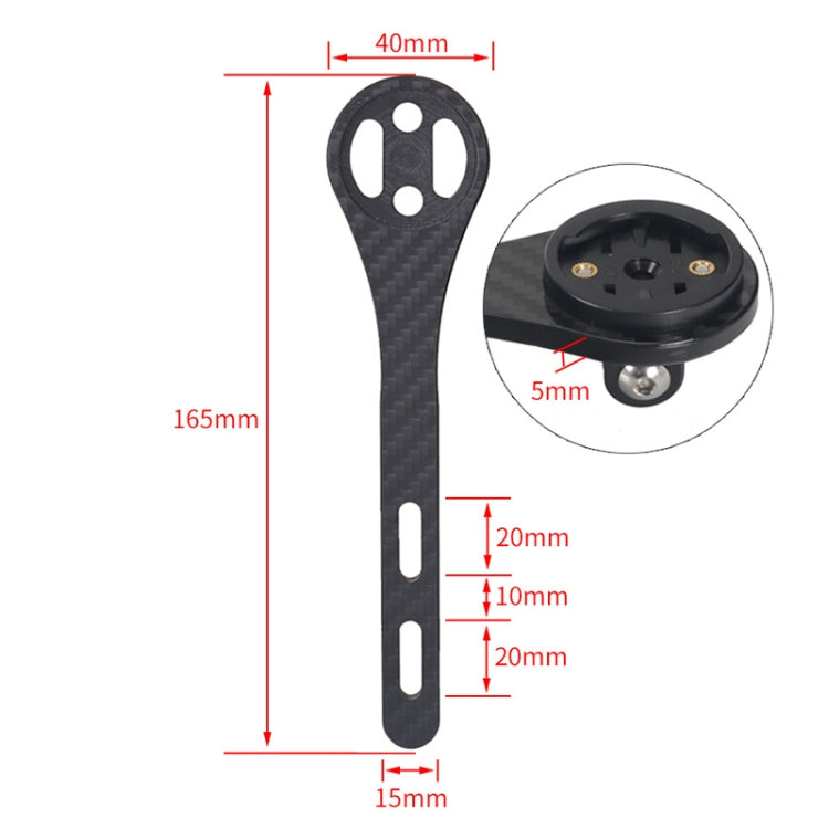 Full Carbon Fiber Road Bicycle Code Table Holder For CATEYE Series(Matte) - Holders by PMC TechLife | Online Shopping South Africa | PMC TechLife | Buy Now Pay Later Mobicred