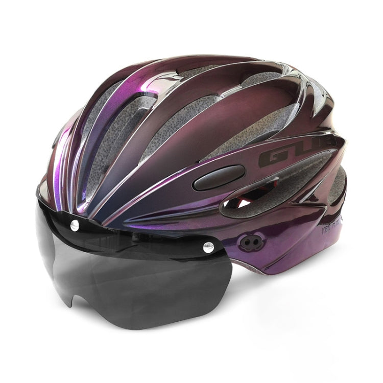 GUB K80 Plus Bike Helmet With Visor And Goggles(Gradient Purple) - free shipping - PMC TechLife - Order now!