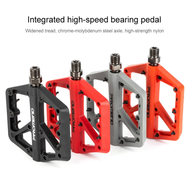 PROMEND PD-M42 1 Pair Mountain Bicycle Nylon High-speed Bearing Pedals(Grey) - Pedals by PROMEND | Online Shopping South Africa | PMc TechLife | Buy Now Pay Later Mobicred