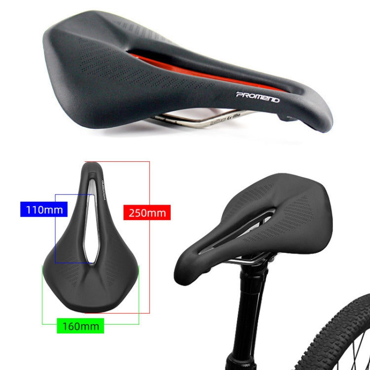 PROMEND SD-576 Nylon Fiber Triathlon Bicycle Saddle (Black) - free shipping - PMc TechLife - Order now!