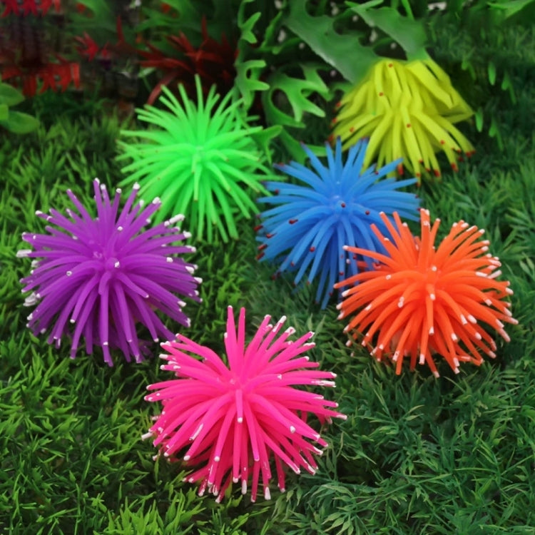 Aquarium Articles Decoration TPR Simulation Sea Urchin Ball Coral with Point, Size: L, Diameter: 13cm(Pink) - Fish Tank Decoration by PMc TechLife | Online Shopping South Africa | PMc TechLife | Buy Now Pay Later Mobicred