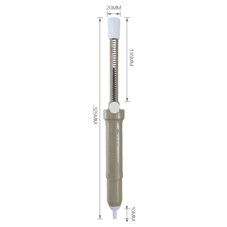 BEST-108 Aluminum metal suction pump(Grey) - free shipping - PMC TechLife - Order now!