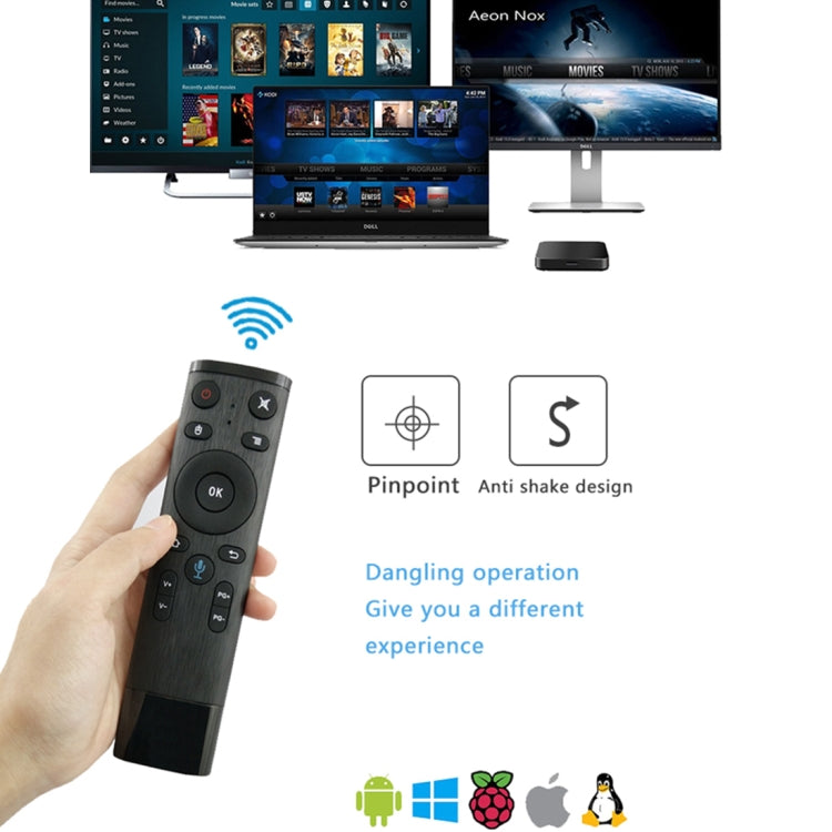 Q5 2.4G RF 3D Brushed Fashion Sense Universal Voice Version Air Mouse Remote Controller - Universal by PMC TechLife | Online Shopping South Africa | PMC TechLife | Buy Now Pay Later Mobicred