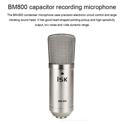 ISK BM-800 Sound Recording Microphone Condenser Mic for Studio and Broadcasting - Microphone by PMC Jewellery | Online Shopping South Africa | PMC Jewellery | Buy Now Pay Later Mobicred