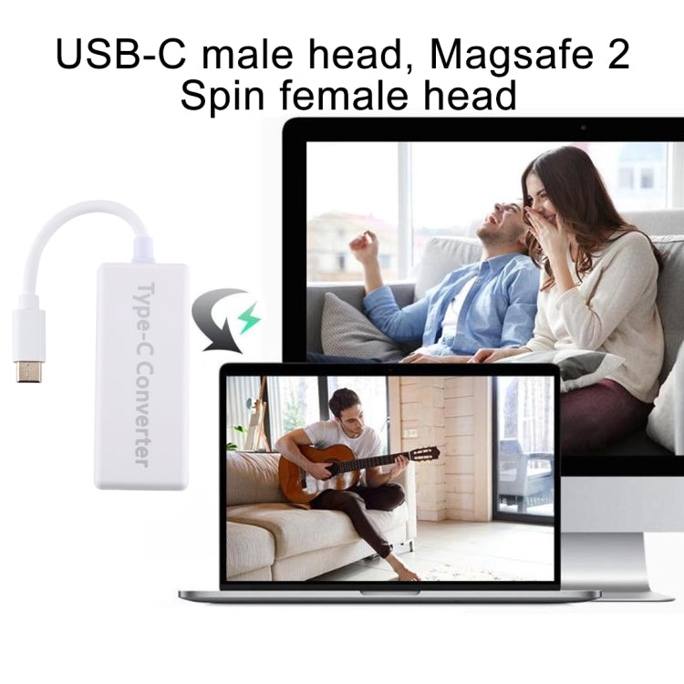65W 5 Pin MagSafe Series to USB-C / Type-C Converter for MacBook (White) - Cable & Adapter by PMC Jewellery | Online Shopping South Africa | PMC Jewellery | Buy Now Pay Later Mobicred