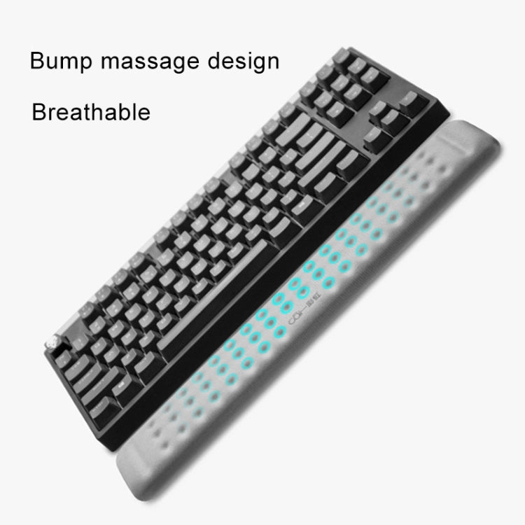 Mechanical Keyboard Wrist Rest Memory Foam Mouse Pad, Size : L (Grey) - Mouse Pads by PMC TechLife | Online Shopping South Africa | PMC TechLife | Buy Now Pay Later Mobicred