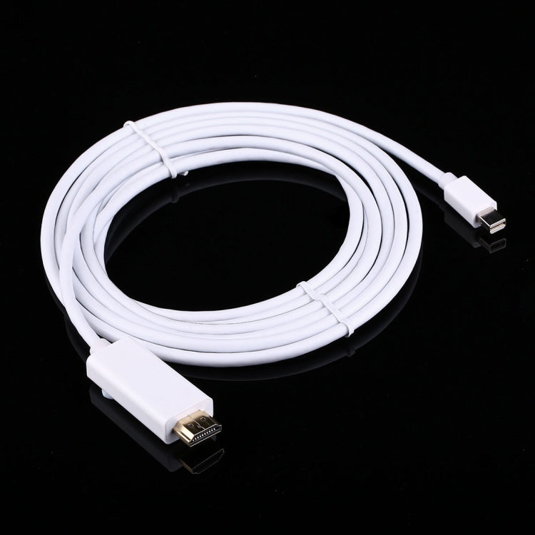 3m Mini DisplayPort Male to HDMI Male Adapter Cable - Cable & Adapter by PMC Jewellery | Online Shopping South Africa | PMC Jewellery | Buy Now Pay Later Mobicred
