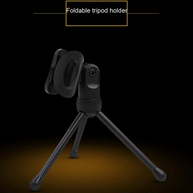 Yanmai SF666 Professional Condenser Sound Recording Microphone with Tripod Holder, Cable Length: 1.3m, Compatible with PC and Mac for Live Broadcast Show, KTV, etc.(Gold) - Microphone by Yanmai | Online Shopping South Africa | PMC TechLife | Buy Now Pay Later Mobicred