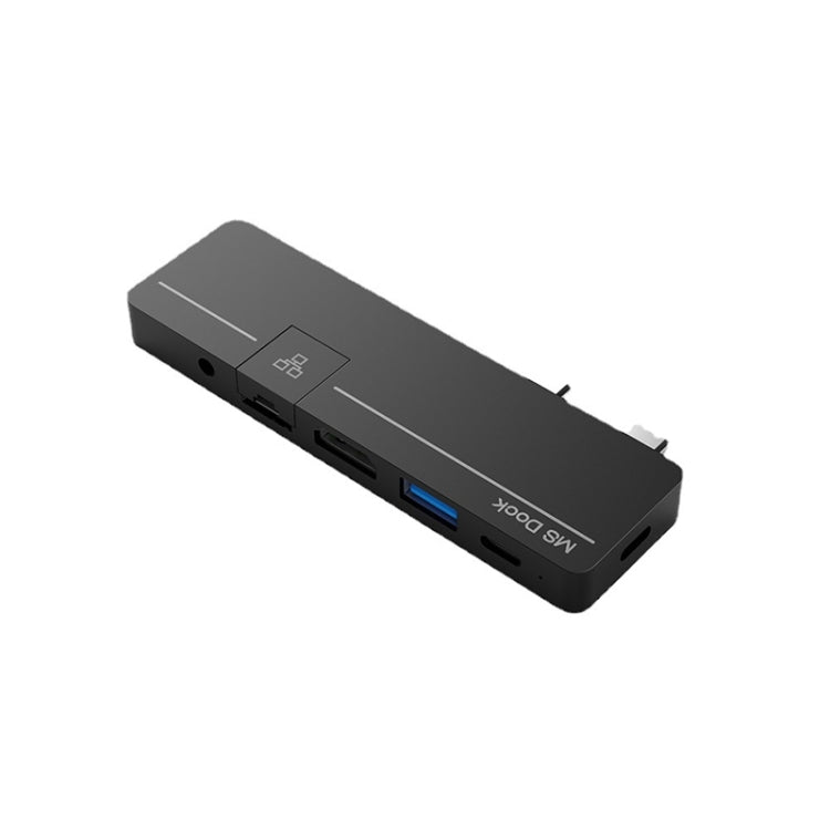 Rocketek SHX6 Multifunctional Dual Type-C Ports Expansion Dock HUB Adapter with LAN - free shipping - PMC Jewellery - Order now!