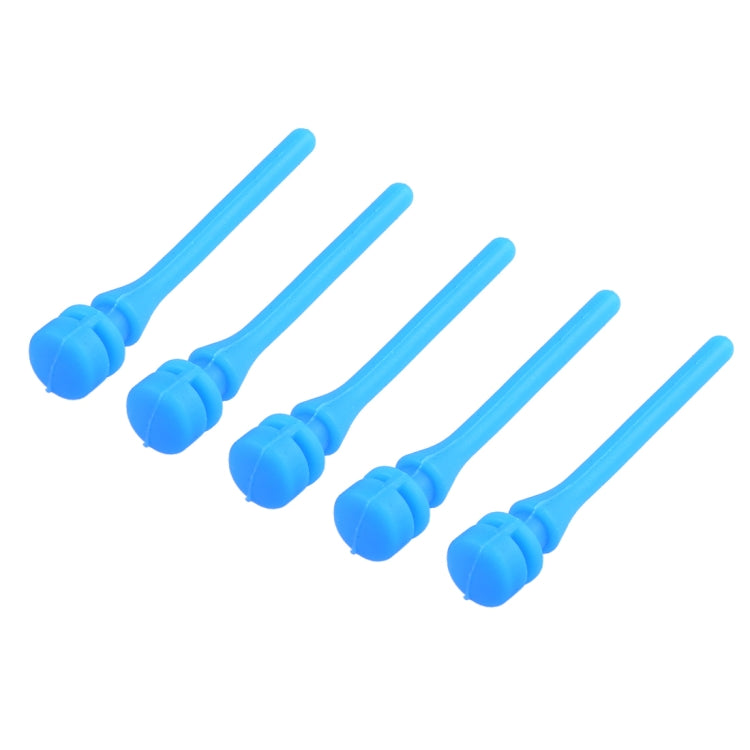 60 PCS 40mm Anti Vibration Soft Damping Nail Rubber Silicone Computer Fan Screw (Blue) - Fan Cooling by PMC Jewellery | Online Shopping South Africa | PMC Jewellery | Buy Now Pay Later Mobicred