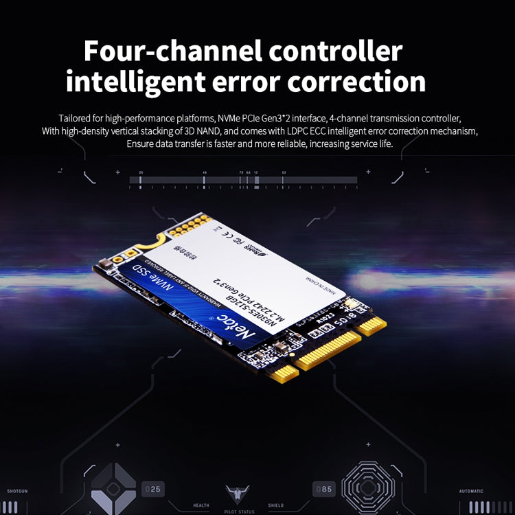 Netac N930ES 256GB M.2 2242 PCIe Gen3x2 Solid State Drive - free shipping - PMC Jewellery - Order now!