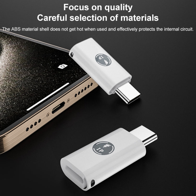 8 Pin Male to USB-C / Type-C Female ABS Charging Adapter - Converter & Adapter by PMC Jewellery | Online Shopping South Africa | PMC Jewellery | Buy Now Pay Later Mobicred