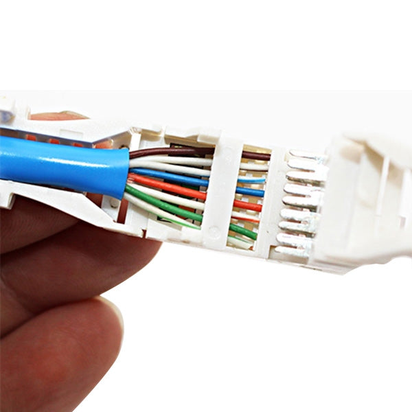 Tool-free Crimping RJ-45 Connector Modular Plug, Short Version UTP Cat6 - Lan Cable and Tools by PMC TechLife | Online Shopping South Africa | PMC TechLife