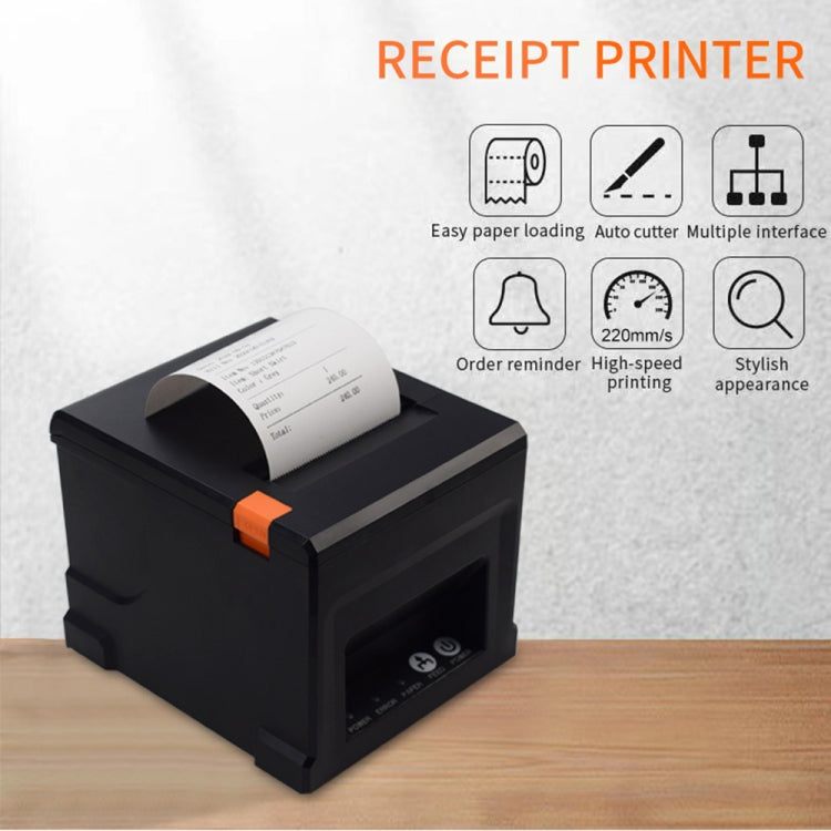 ZJ-8360 USB Auto-cutter 80mm Thermal Receipt Printer(AU Plug) - Printer by PMC Jewellery | Online Shopping South Africa | PMC Jewellery | Buy Now Pay Later Mobicred