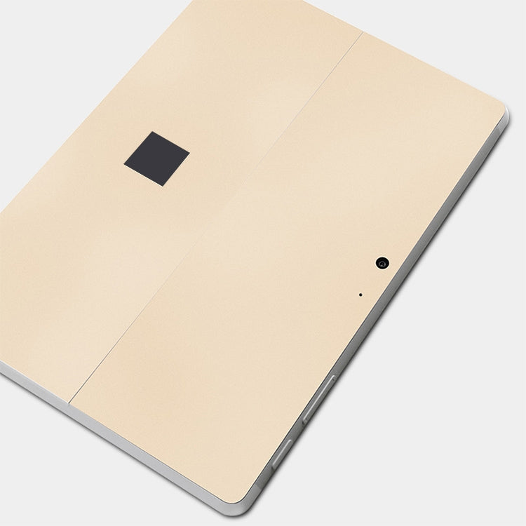 Tablet PC Shell Protective Back Film Sticker for Microsoft Surface Pro 4 / 5 / 6 (Gold) - Screen & Keyboard Cover by PMC TechLife | Online Shopping South Africa | PMC TechLife | Buy Now Pay Later Mobicred