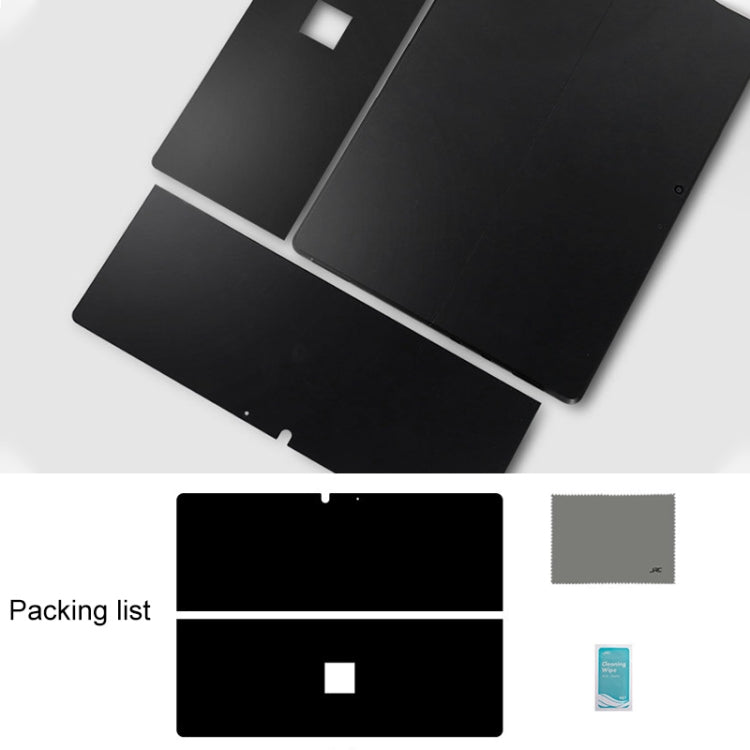 Tablet PC Shell Protective Back Film Sticker for Microsoft Surface Pro X (Black) - Screen & Keyboard Cover by PMC TechLife | Online Shopping South Africa | PMC TechLife | Buy Now Pay Later Mobicred