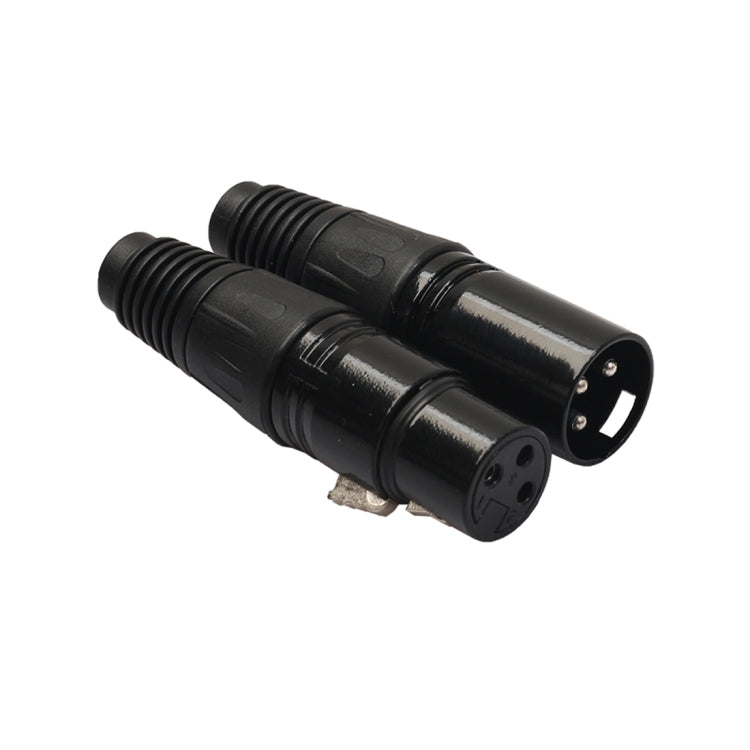 10 Pairs 3 Pin XLR Plug Male + Female Jack Mic Jack Plug Socket Connector - Microphone Audio Cable & Connector by PMC TechLife | Online Shopping South Africa | PMC TechLife
