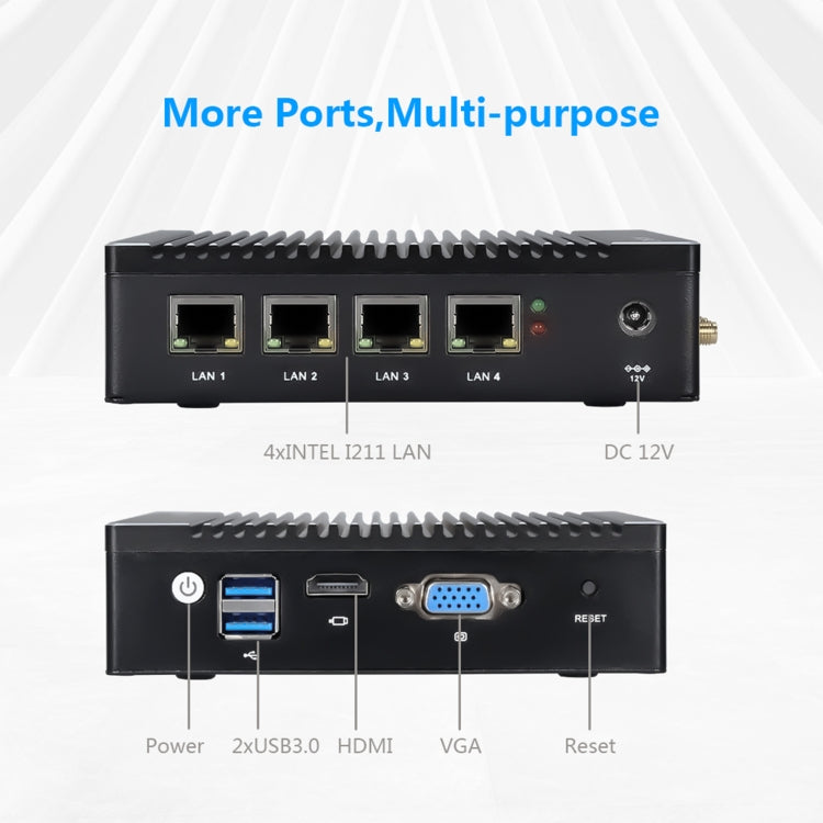 K660G4 Windows and Linux System Mini PC, Intel Celeron Processor N2840 Quad-Core 2M Cache,1.83GHz, up to 2.25GHz, 2GB RAM + 32GB SSD - Windows Mini PCs by PMc TechLife | Online Shopping South Africa | PMc TechLife | Buy Now Pay Later Mobicred