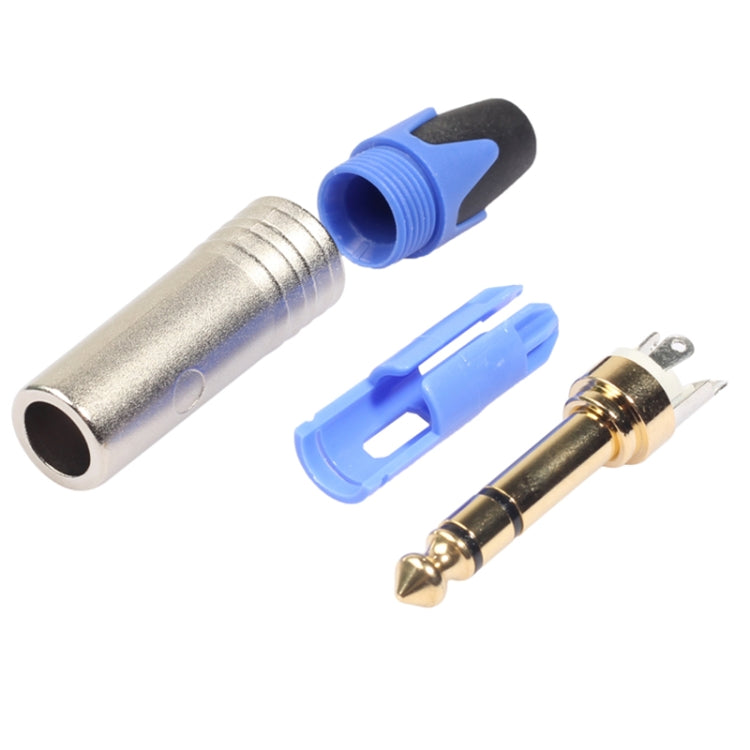 10 PCS TC203N 6.35mm Gold-plated Audio Stereo Connector Welding Plug - free shipping - PMC Jewellery - Order now!