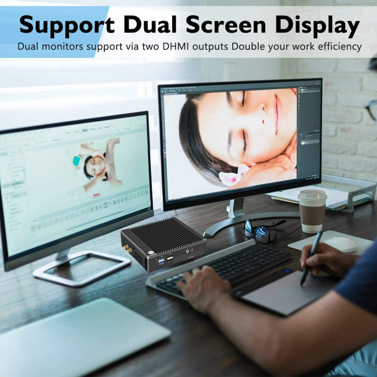 K620D Windows (Not Include XP) & Linux Mini PC, Intel Celeron N2840 Dual Core 4 Threads, up to 2.0GHz, 2GB RAM + 32GB SSD - Windows Mini PCs by PMC TechLife | Online Shopping South Africa | PMC TechLife | Buy Now Pay Later Mobicred