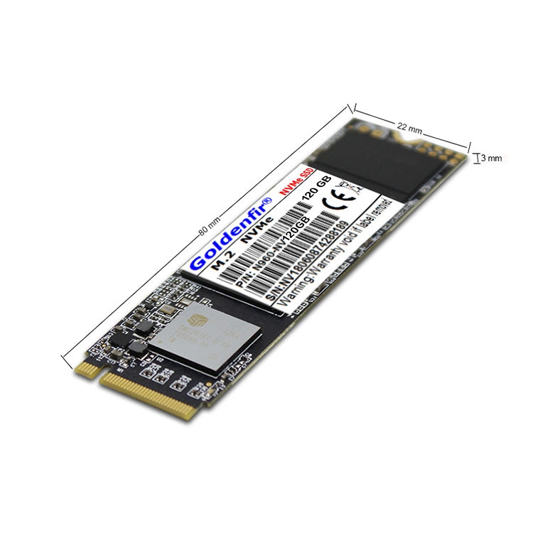 Goldenfir 2.5 inch M.2 NVMe Solid State Drive, Capacity: 120GB - free shipping - PMC Jewellery - Order now!