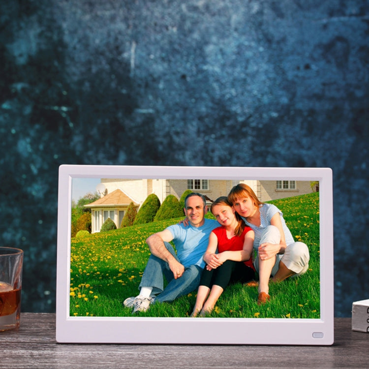 11.6 inch FHD LED Display Digital Photo Frame with Holder & Remote Control, MSTAR V56 Program, Support USB / SD Card Input (White) - 11-15 inch by PMC TechLife | Online Shopping South Africa | PMC TechLife | Buy Now Pay Later Mobicred